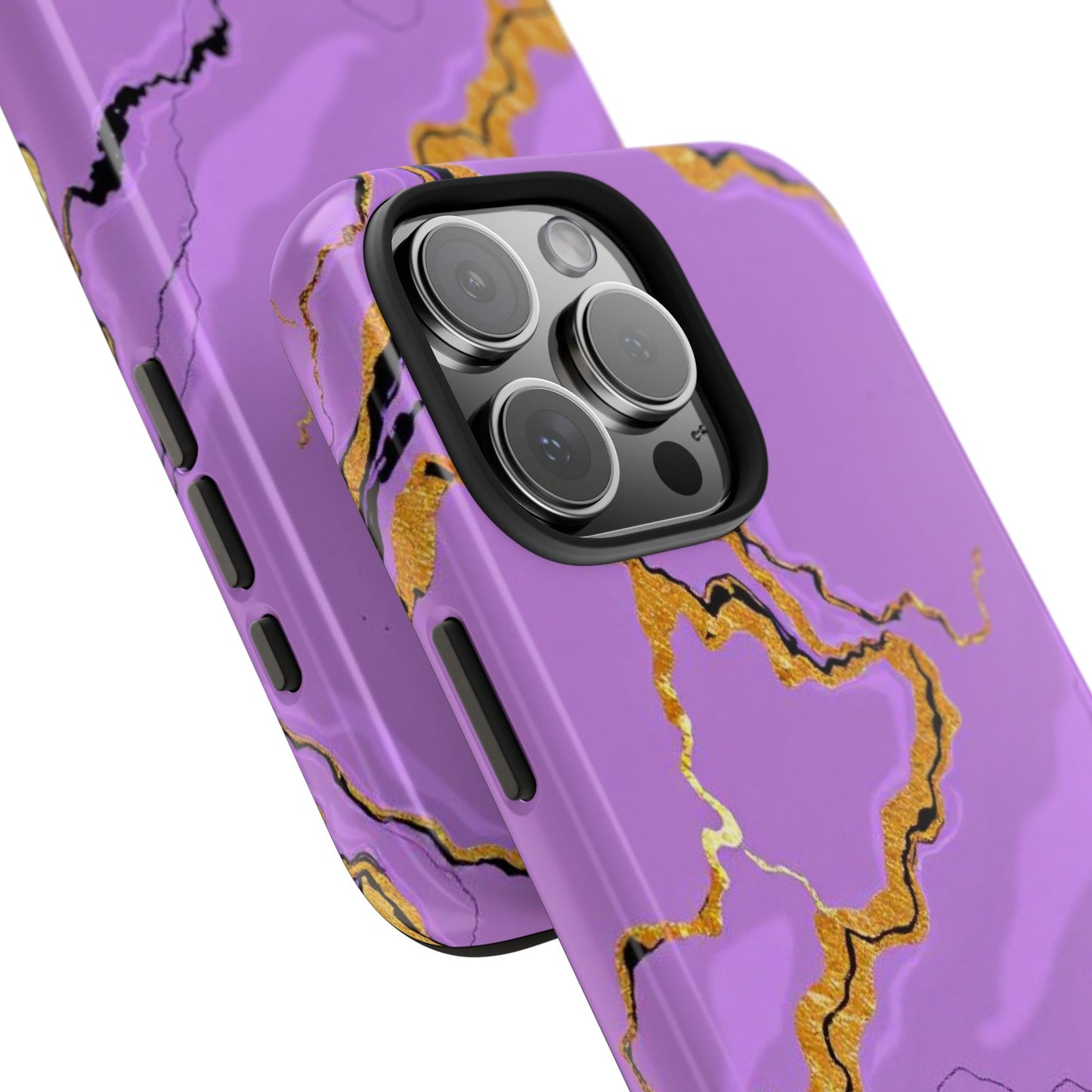 Stylish Tough Phone Cases with Purple Marble Design, Protective Phone Cases, Trendy Phone Accessories, Gift for Her, Unique Phone Cover