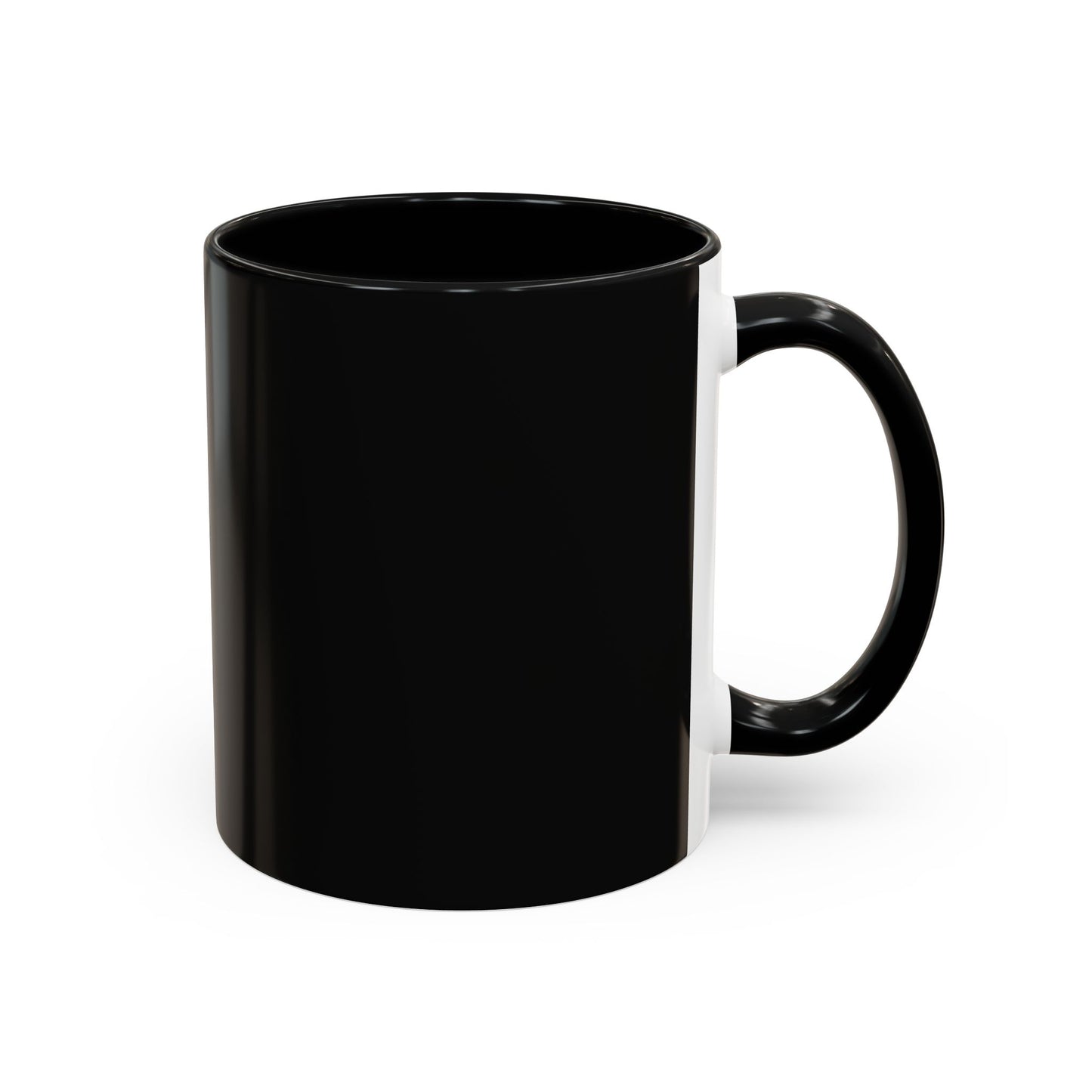 Stylish Black Accent Coffee Mug for Home or Office | Perfect Gift for Coffee Lovers, Unique Black Mug, Customizable Drinkware