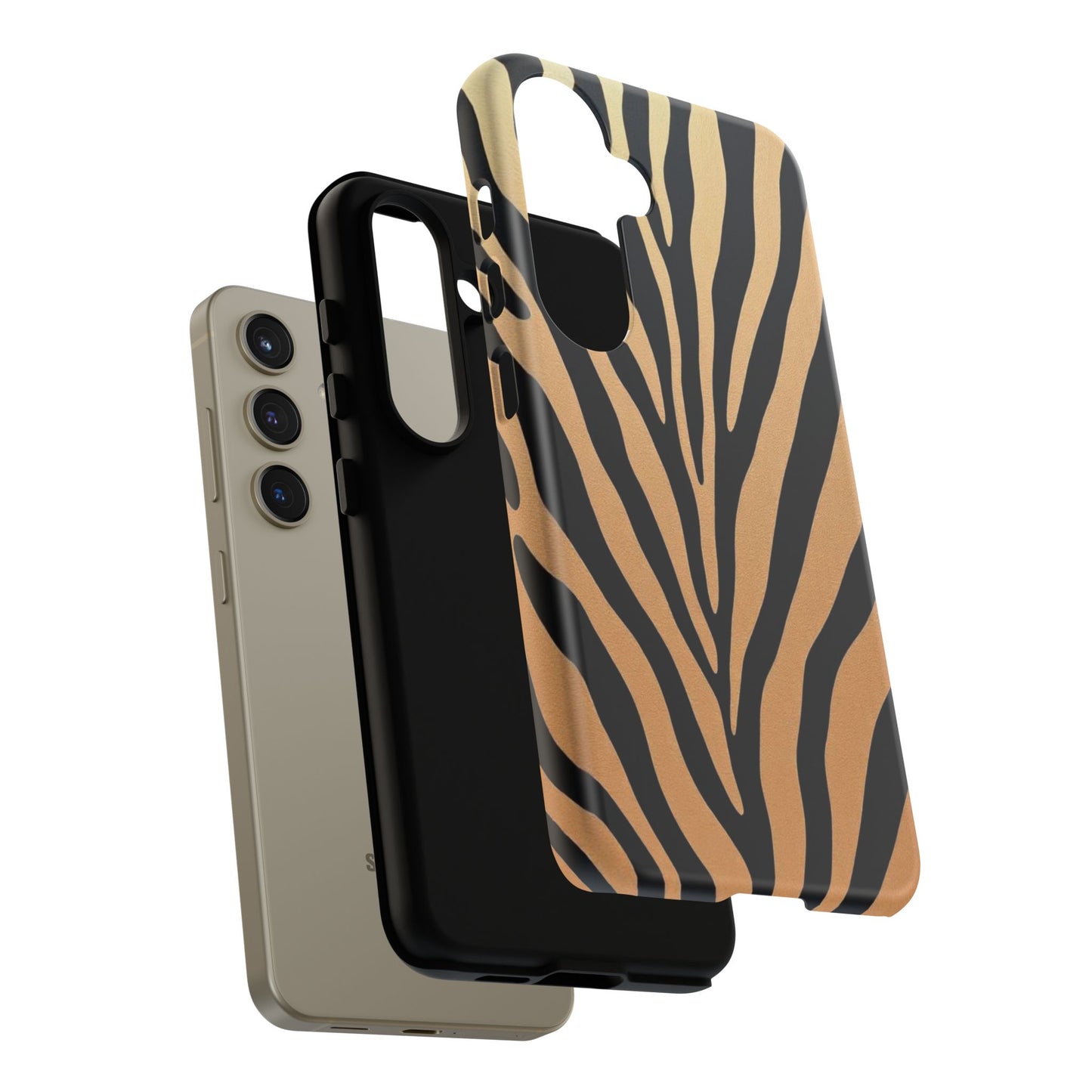 Zebra Print Tough Phone Case