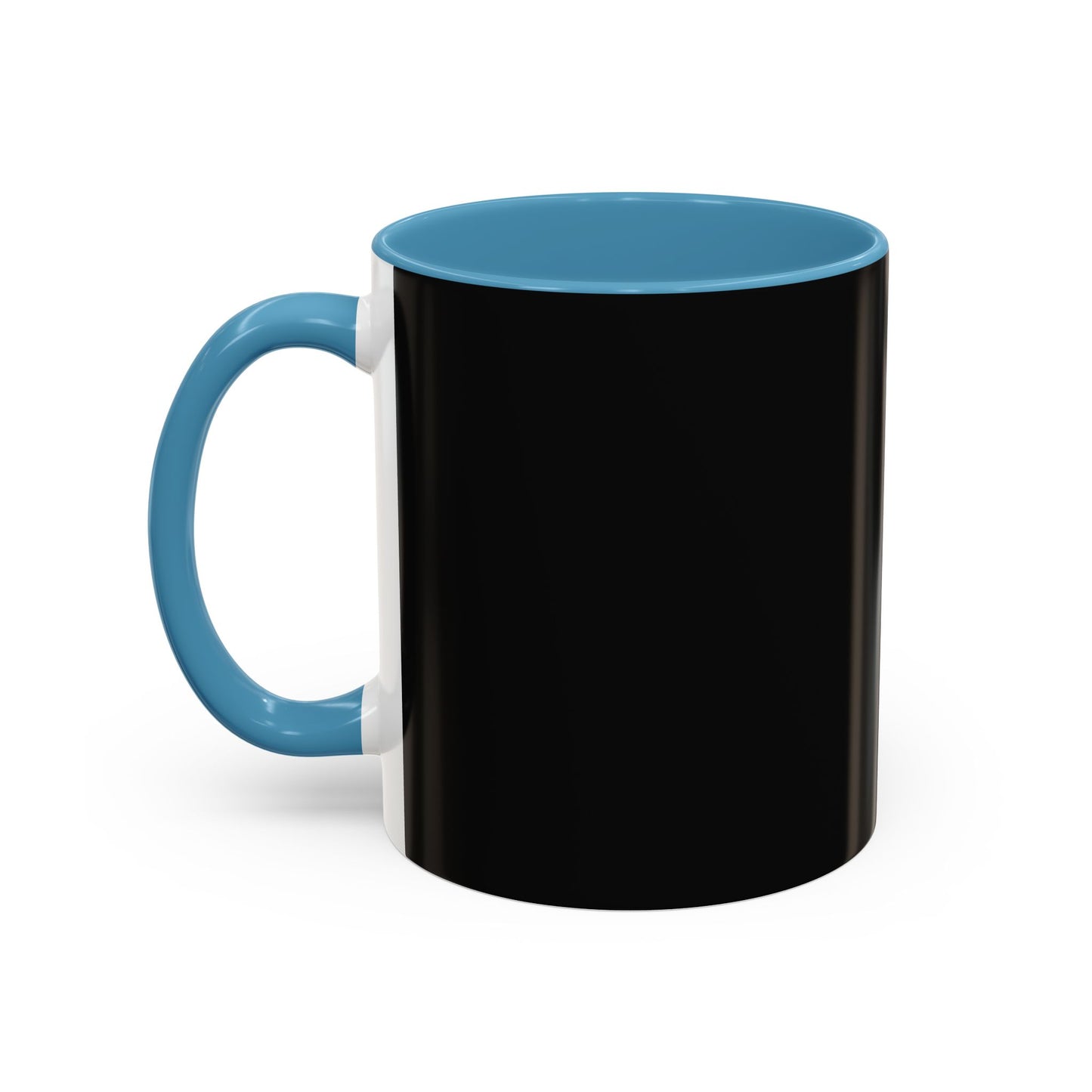 Stylish Black Accent Coffee Mug for Home or Office | Perfect Gift for Coffee Lovers, Unique Black Mug, Customizable Drinkware