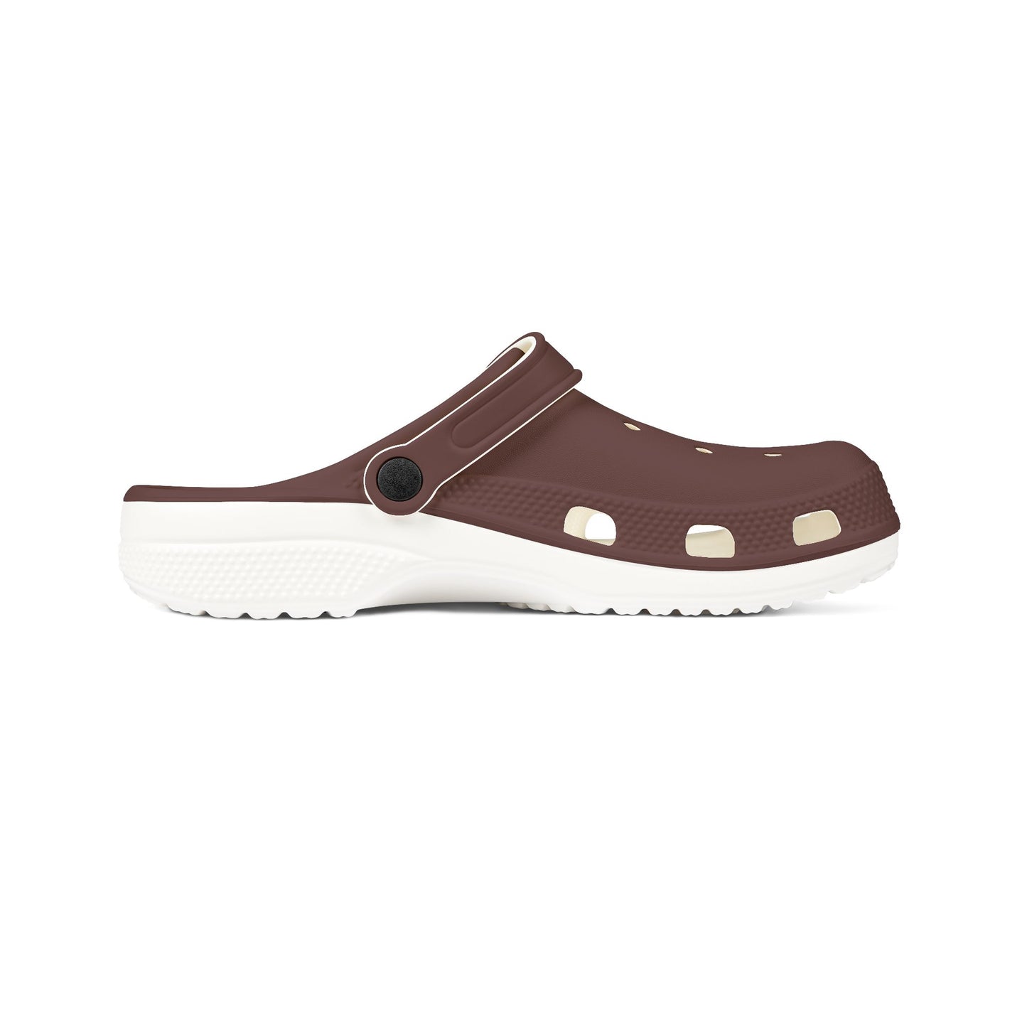 Comfortable Brown Merlot EVA Foam Rubber Shoes for Everyday Wear, Lightweight Slip-On Clogs, Perfect for Gardening, Beach, House
