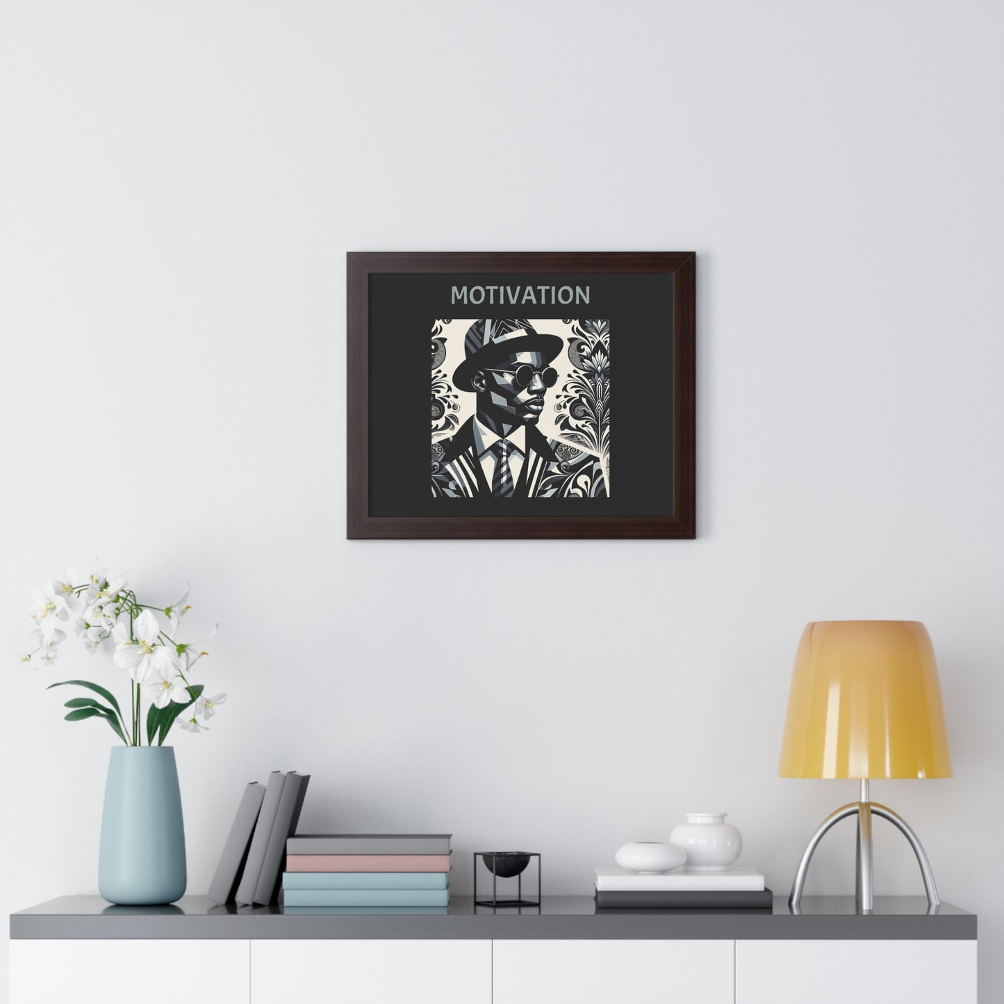 Motivational Framed Poster | Wall Art, Home Decor, Inspirational Gift, Office Decor, Modern Artwork