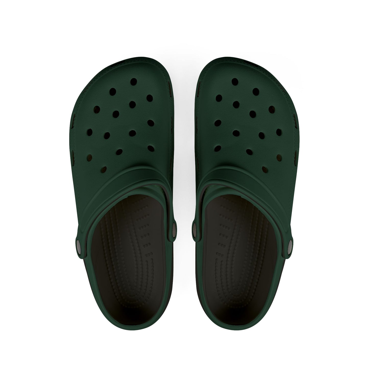 Trendy Midnight Green EVA Foam Rubber Clogs - Comfortable Footwear for Home, Garden, and Outdoor Fun, Stylish, Casual Slip-Ons