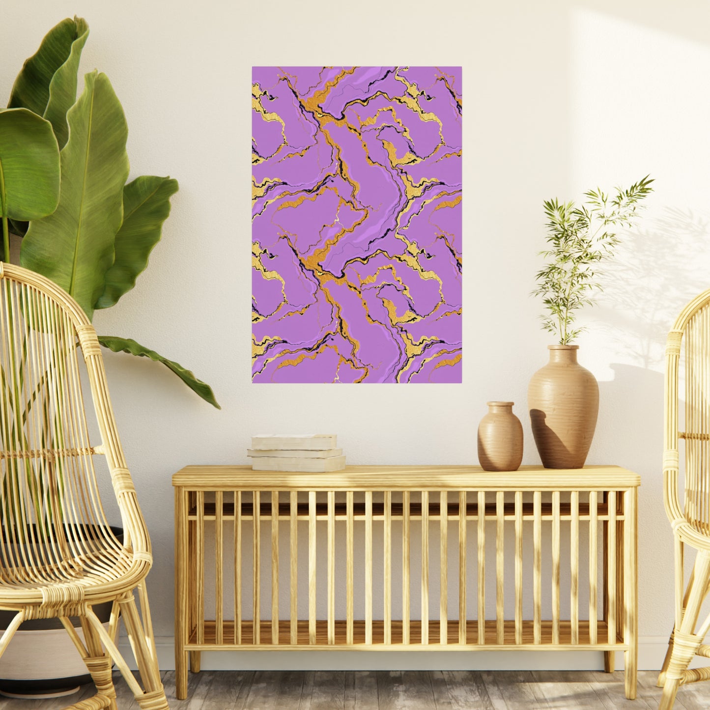 Lavender Marble Foam Board Decor, Stylish Wall Art, Home Office Decor, Unique Gift, Art Display Board