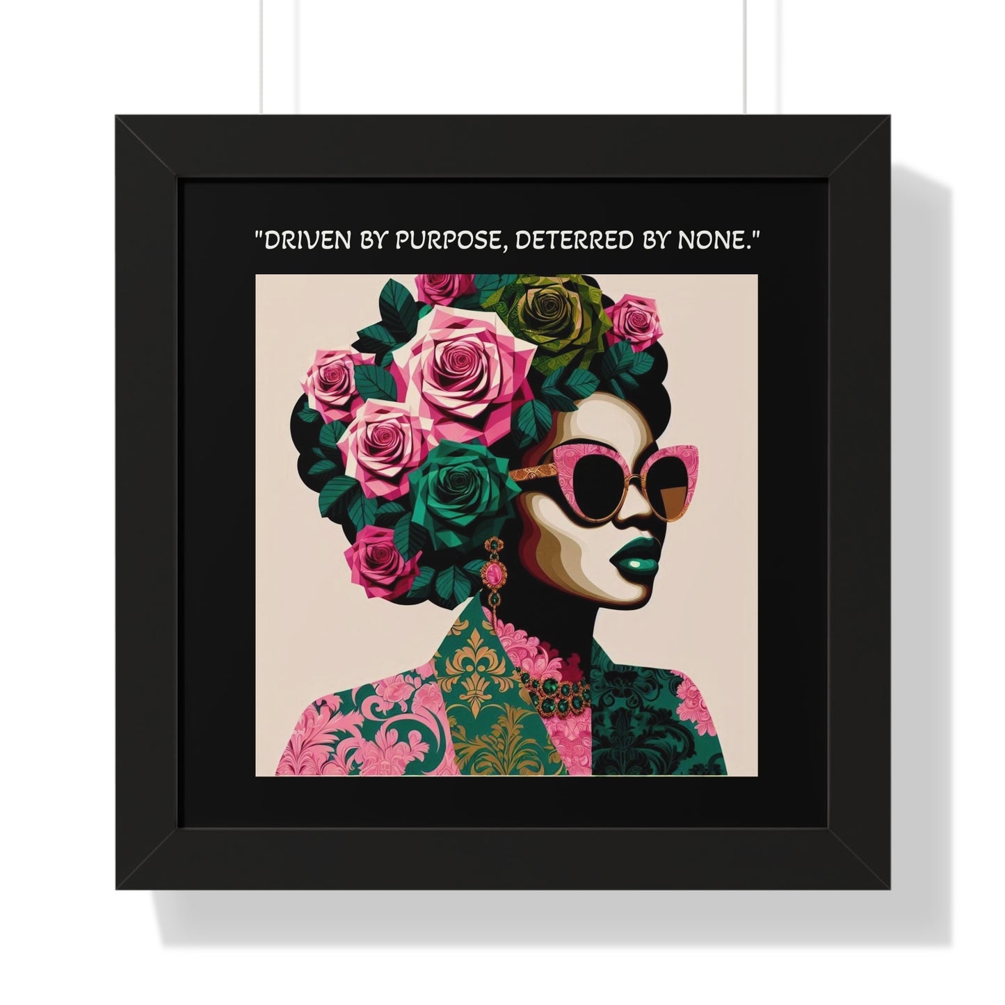 Vertical Poster - 'DRIVEN BY PURPOSE' Wall Art
