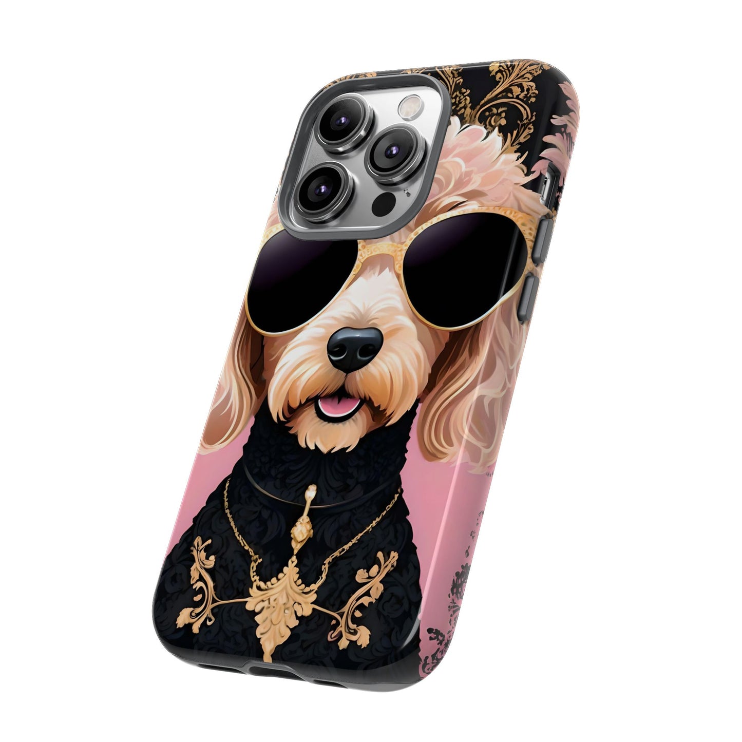 Phone Case - Golden Doodle In Sunglasses Tough Case