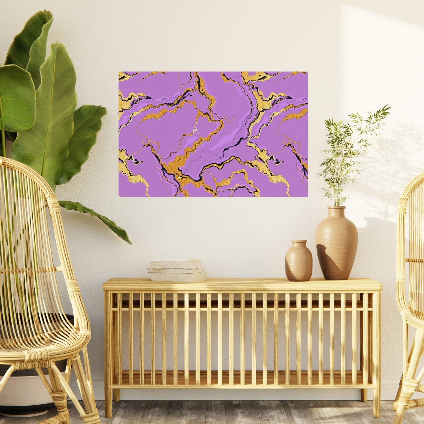 Lavender Marble Foam Board Decor, Stylish Wall Art, Home Office Decor, Unique Gift, Art Display Board