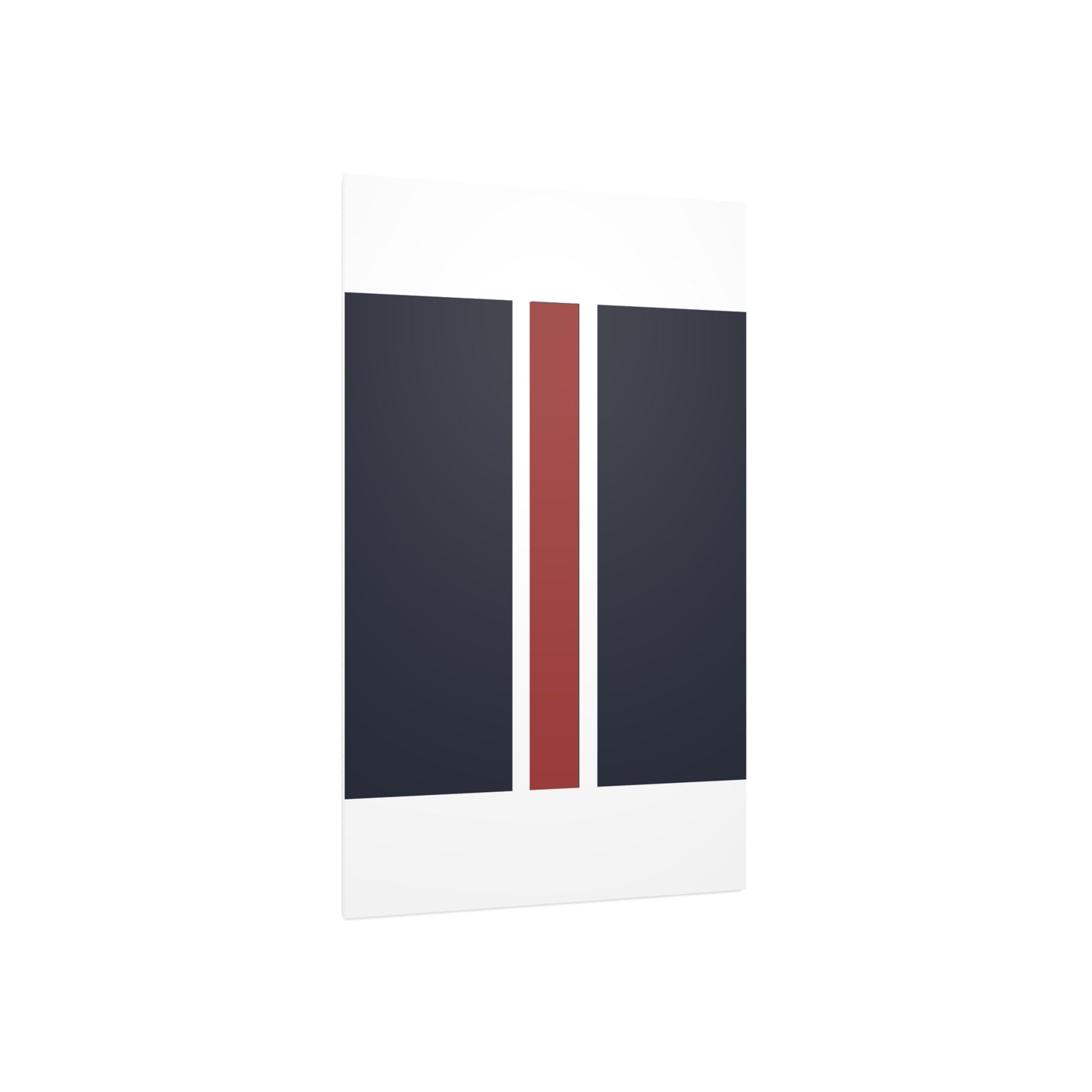 Lunar Midnight & Red-White Striped Stylish Foam Board Decor, Modern Wall Art, Home Office Decoration, Customizable Display Board