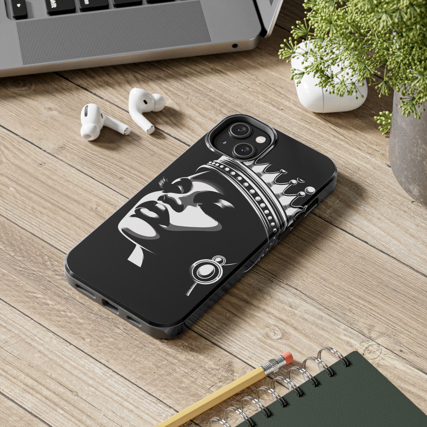 Regal Queen Tough Phone Case, Stylish Phone Cover, Gift for Her, Birthday, Empowerment, Bold Statement, Durable Phone Accessory