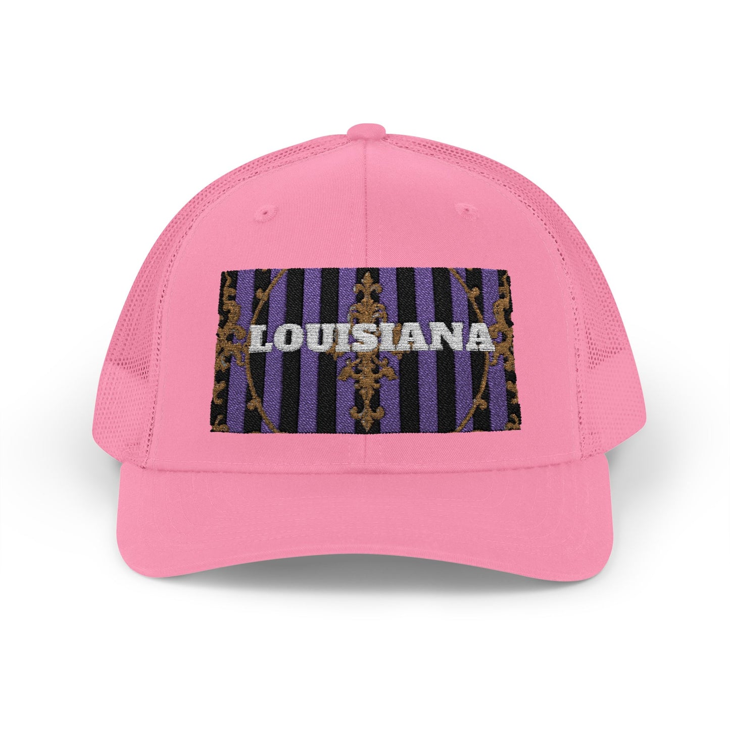Louisiana Pride Snapback Trucker Cap | Festival Hat, Outdoor Accessory, Summer Style, Unique Gift for Travelers, Sports Enthusiasts