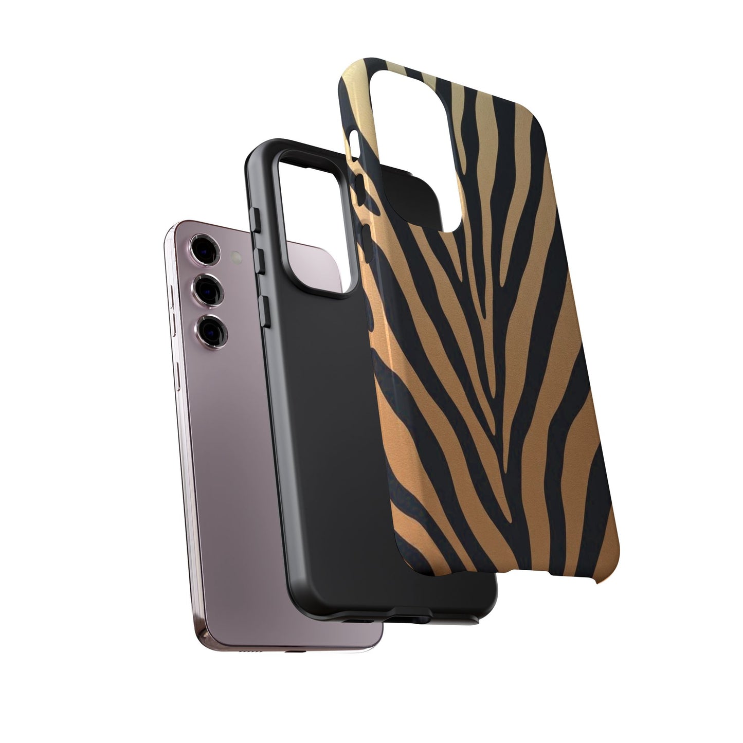 Zebra Print Tough Phone Case