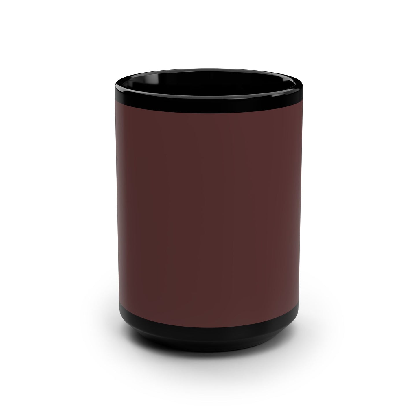 Stylish Brown Merlot Black Mug | Perfect for Coffee Lovers, Gift for Birthdays, Office Decor, Holiday Celebrations, Personalized Drinkware