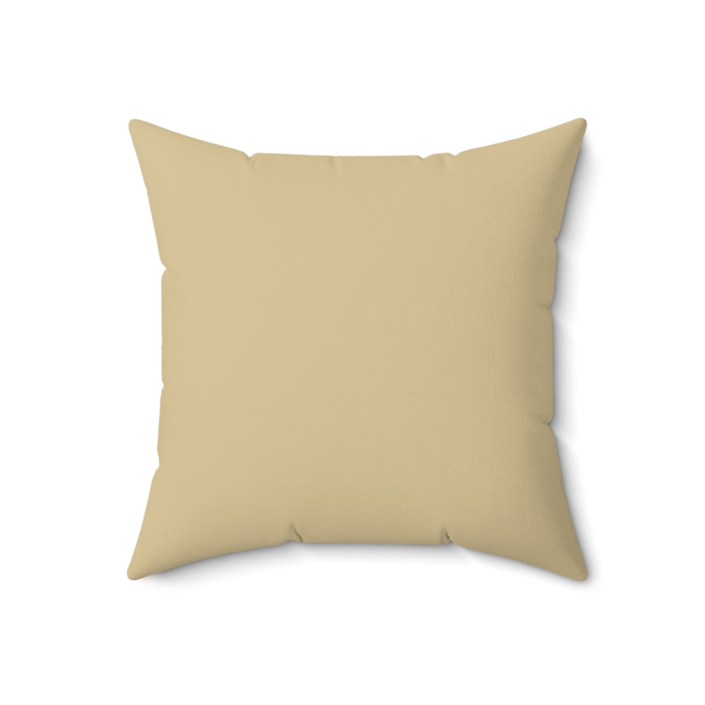 Vanilla Wheat Cozy Faux Suede Square Pillow, Soft Decorative Cushion for Home, Modern Living Room Decor, Gift for Housewarming, Weddings