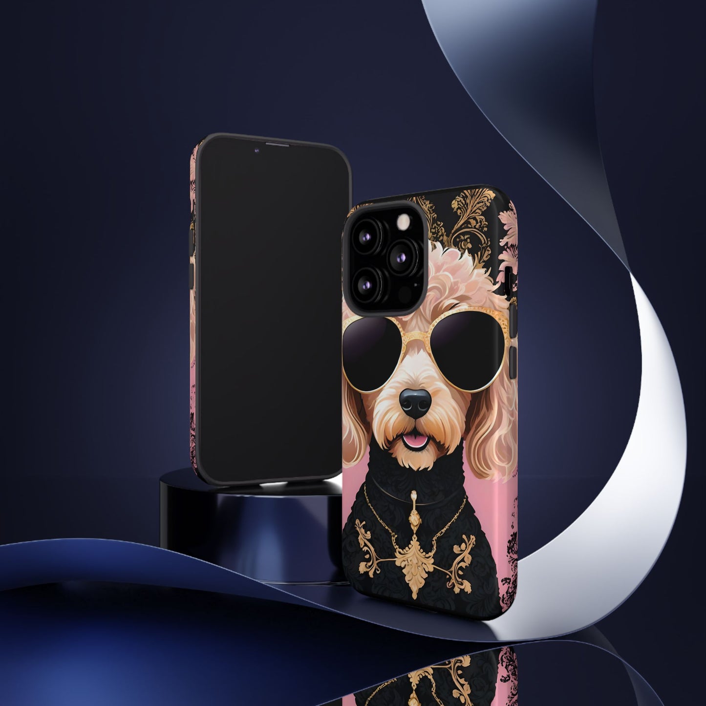 Phone Case - Golden Doodle In Sunglasses Tough Case