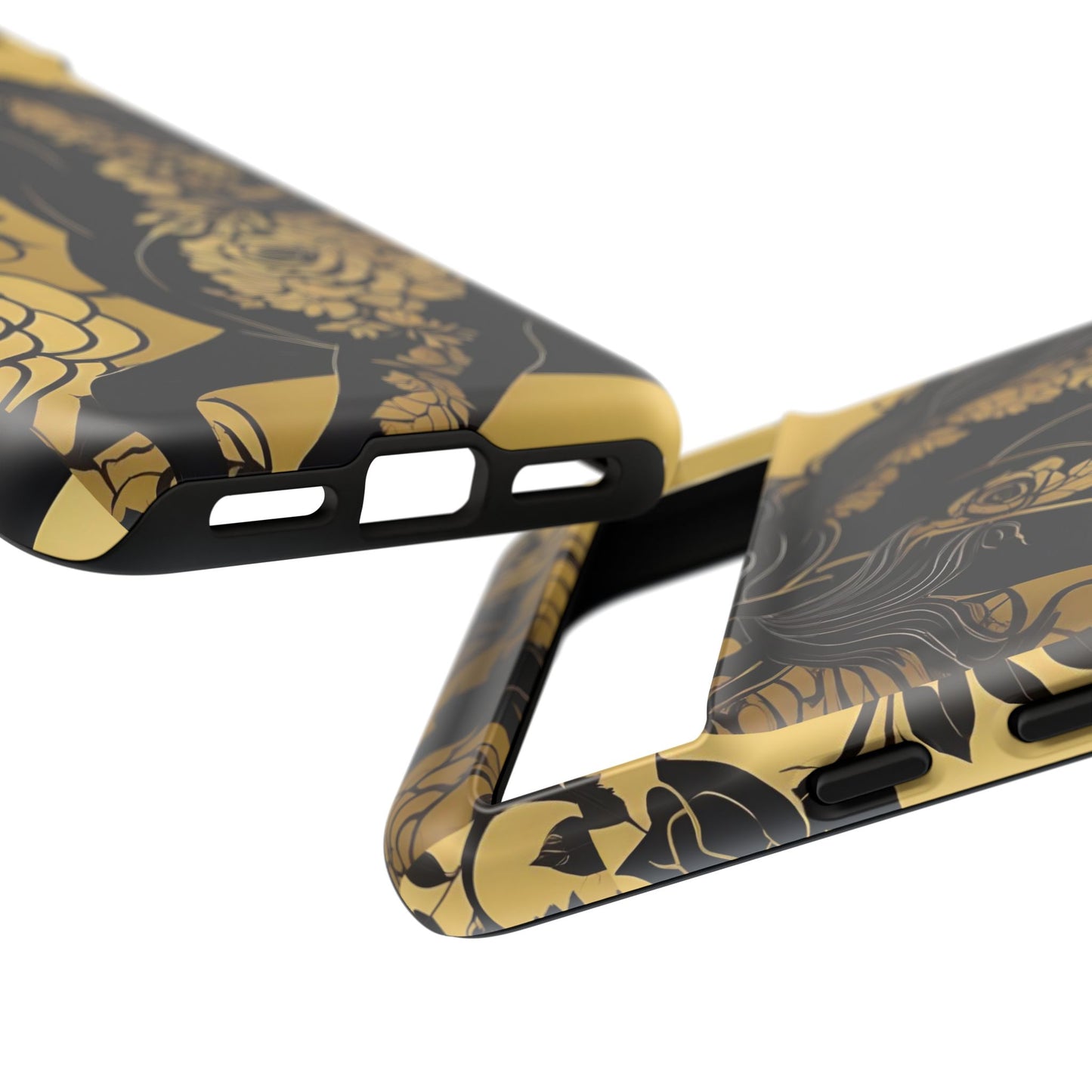 Phone Case - Elegant Horse & Roses Design