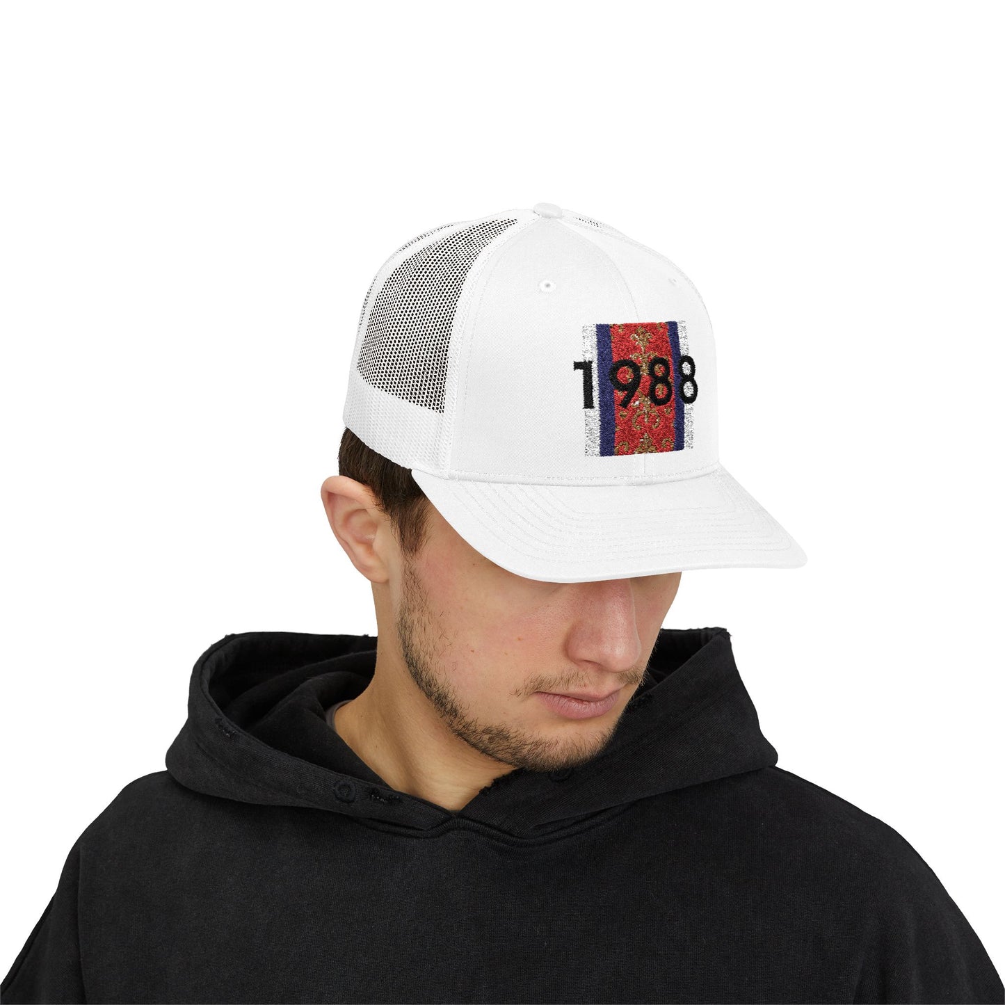 Vintage 1988 Snapback Trucker Cap, Retro Dad Hat, Unisex Hat, Adjustable Cap, Stylish Summer Accessory