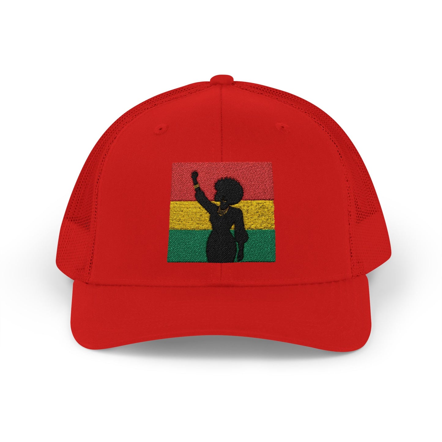 Silhouette Trucker Cap — Juneteenth Colors Snapback