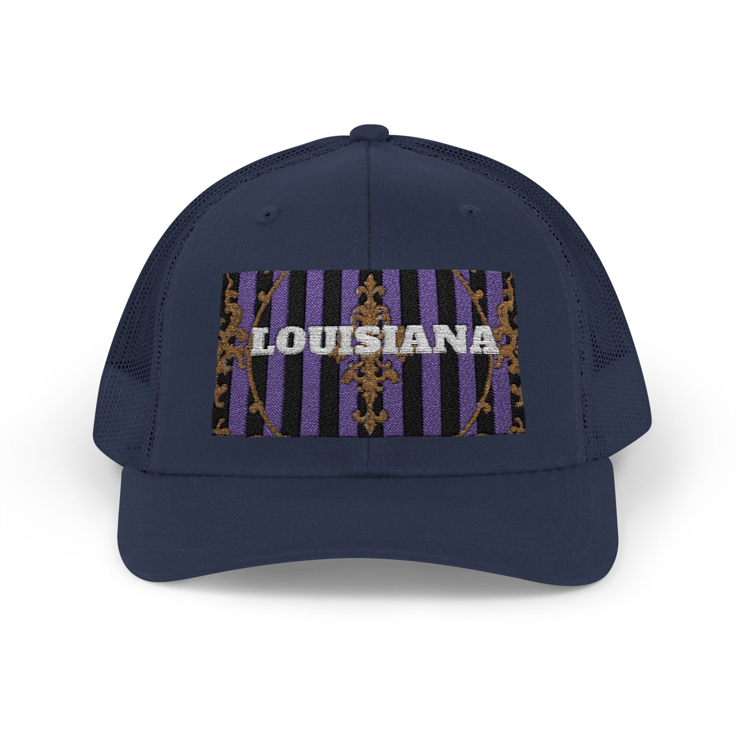 Louisiana Pride Snapback Trucker Cap | Festival Hat, Outdoor Accessory, Summer Style, Unique Gift for Travelers, Sports Enthusiasts