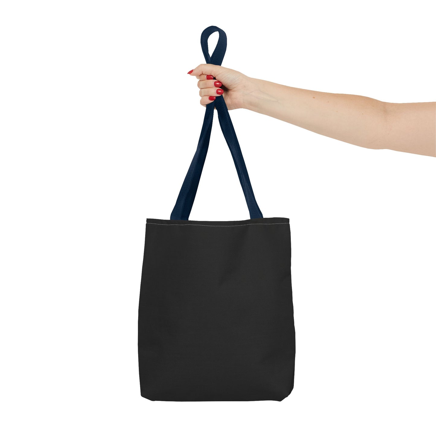 Stylish Black All-Over Print Tote Bag, Eco-Friendly Shopping Bag, Beach Tote, Gift for Her, Everyday Carryall