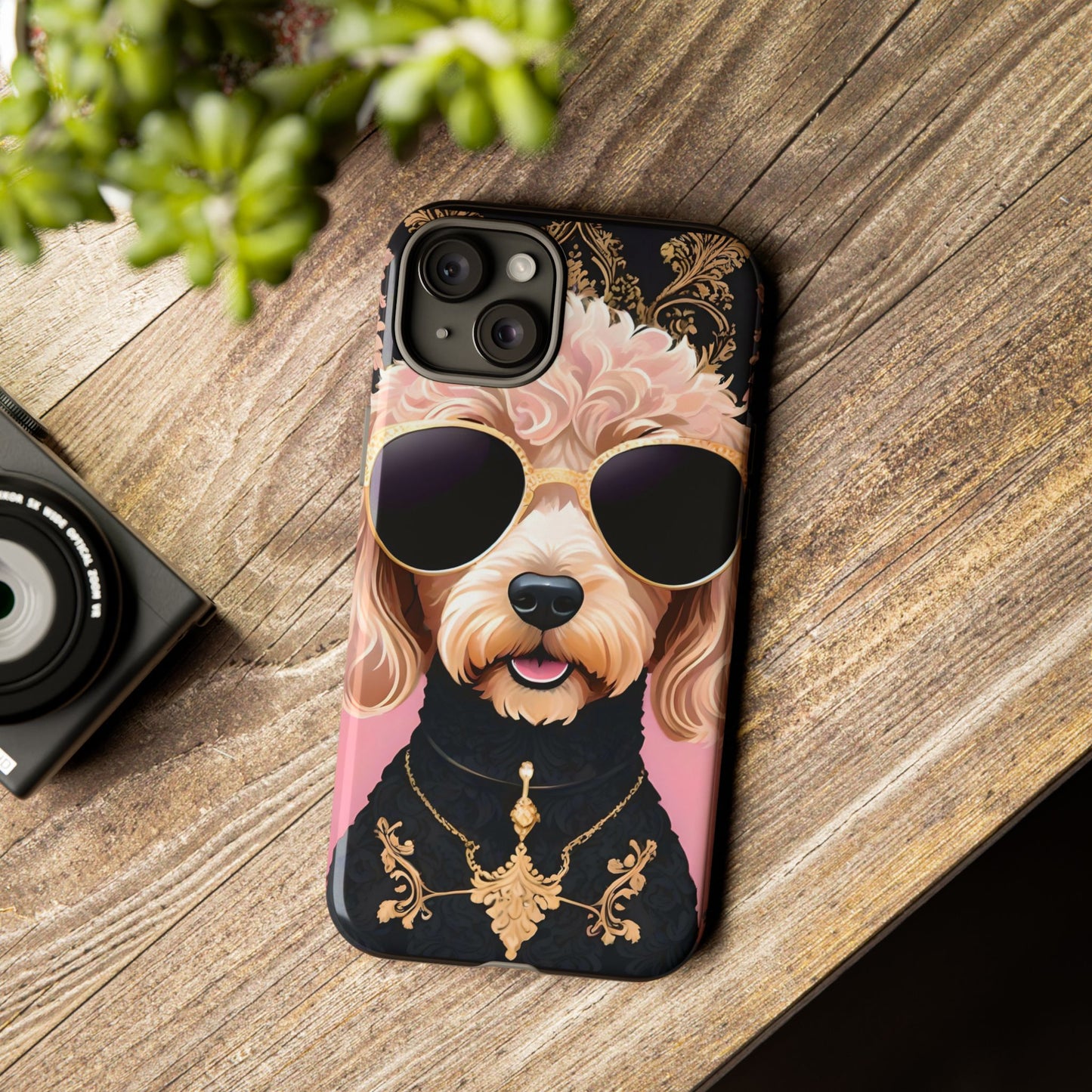 Phone Case - Golden Doodle In Sunglasses Tough Case
