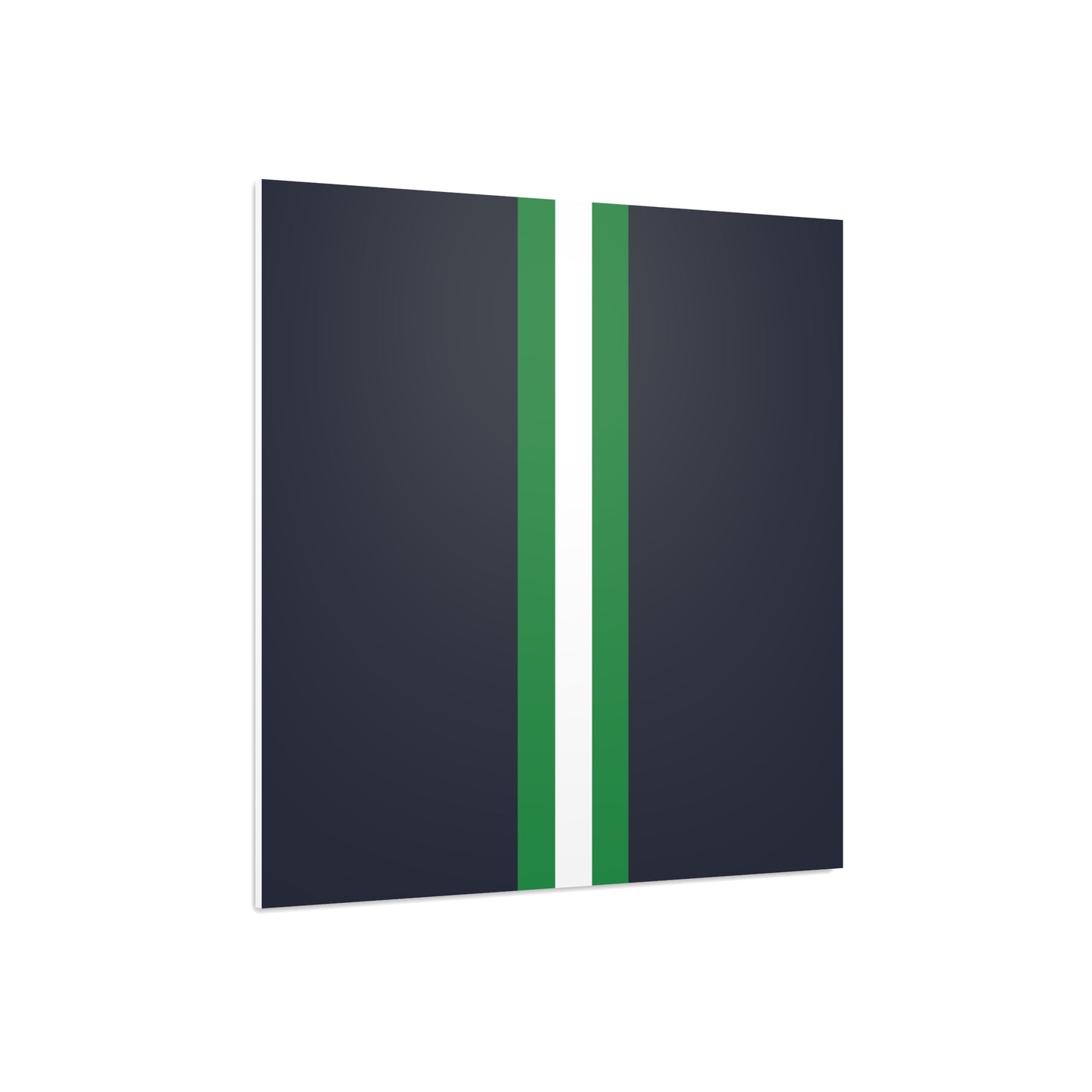 Lunar Midnight & Green-White Striped Foam Board Display, Wall Art Decor, Classroom Sign, Photo Background, Custom Art Board
