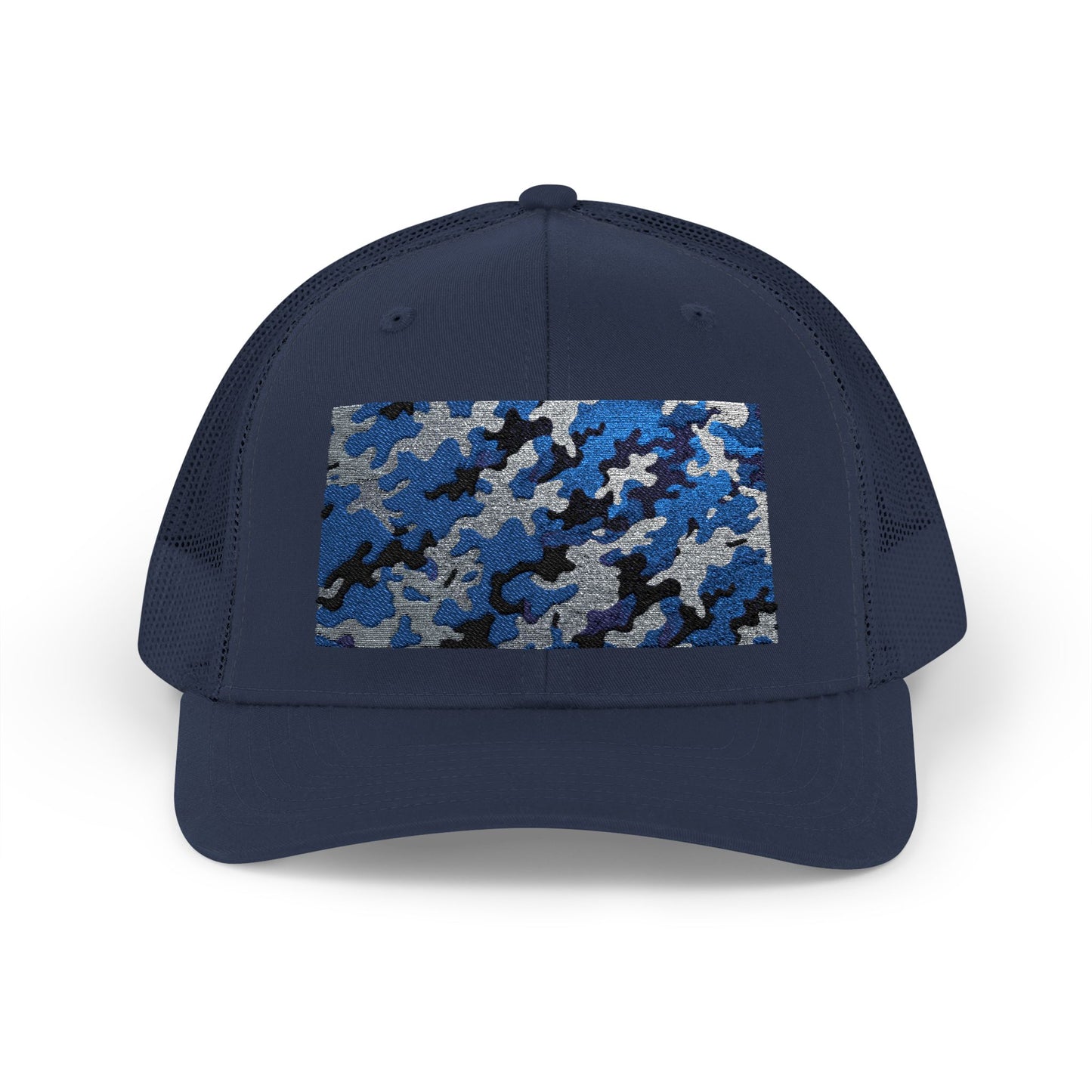 Camouflage Sequin Snapback Cap | Trendy Hats for Outdoor Lovers, Fashion Accessory, Gift for Him/Her, Summer Style - Blue Camo