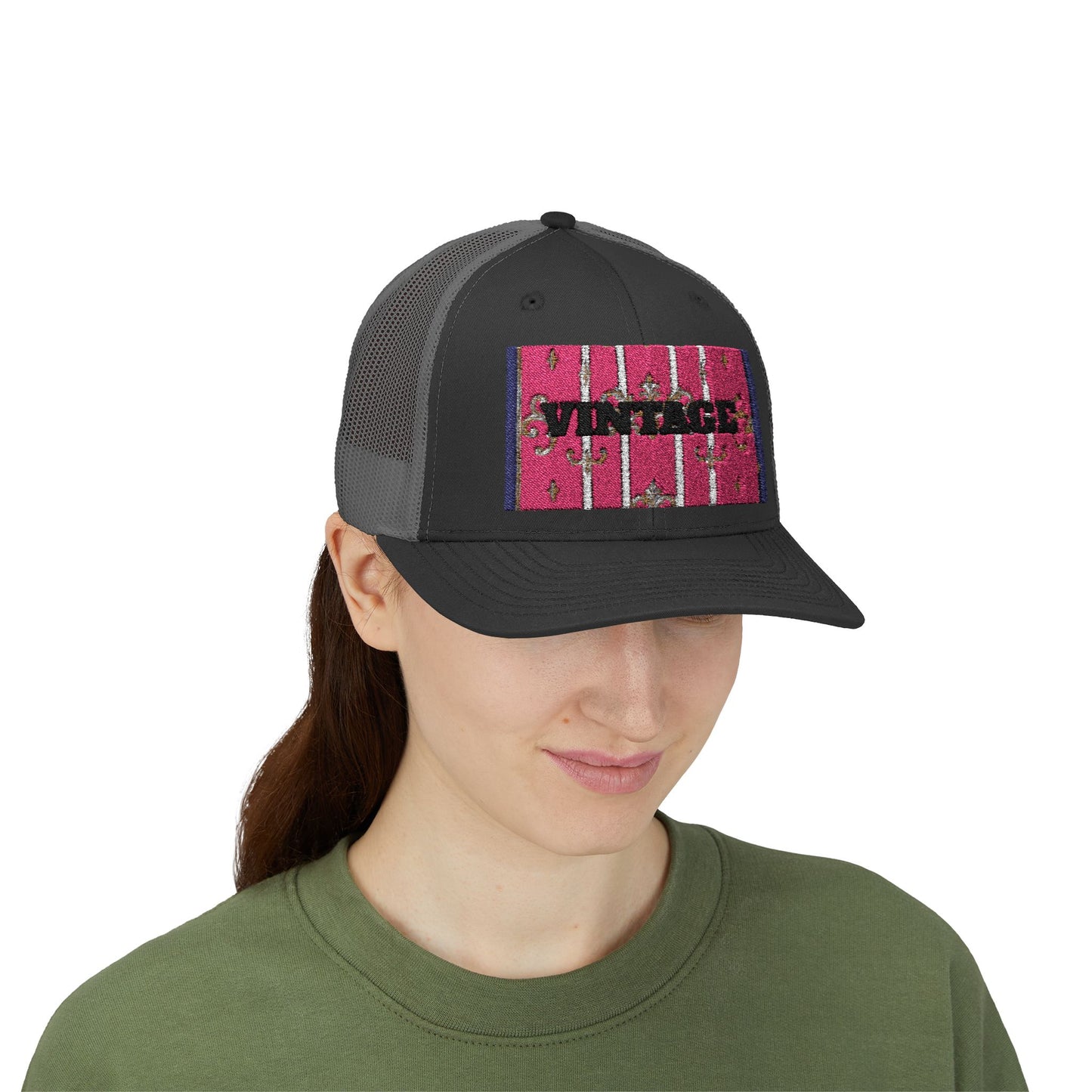 Vintage-Inspired Snapback Trucker Cap – Fun, Casual Style for Everyday Wear, Great for Festivals, Summer Outings, Birthday Gifts, Unisex Hat