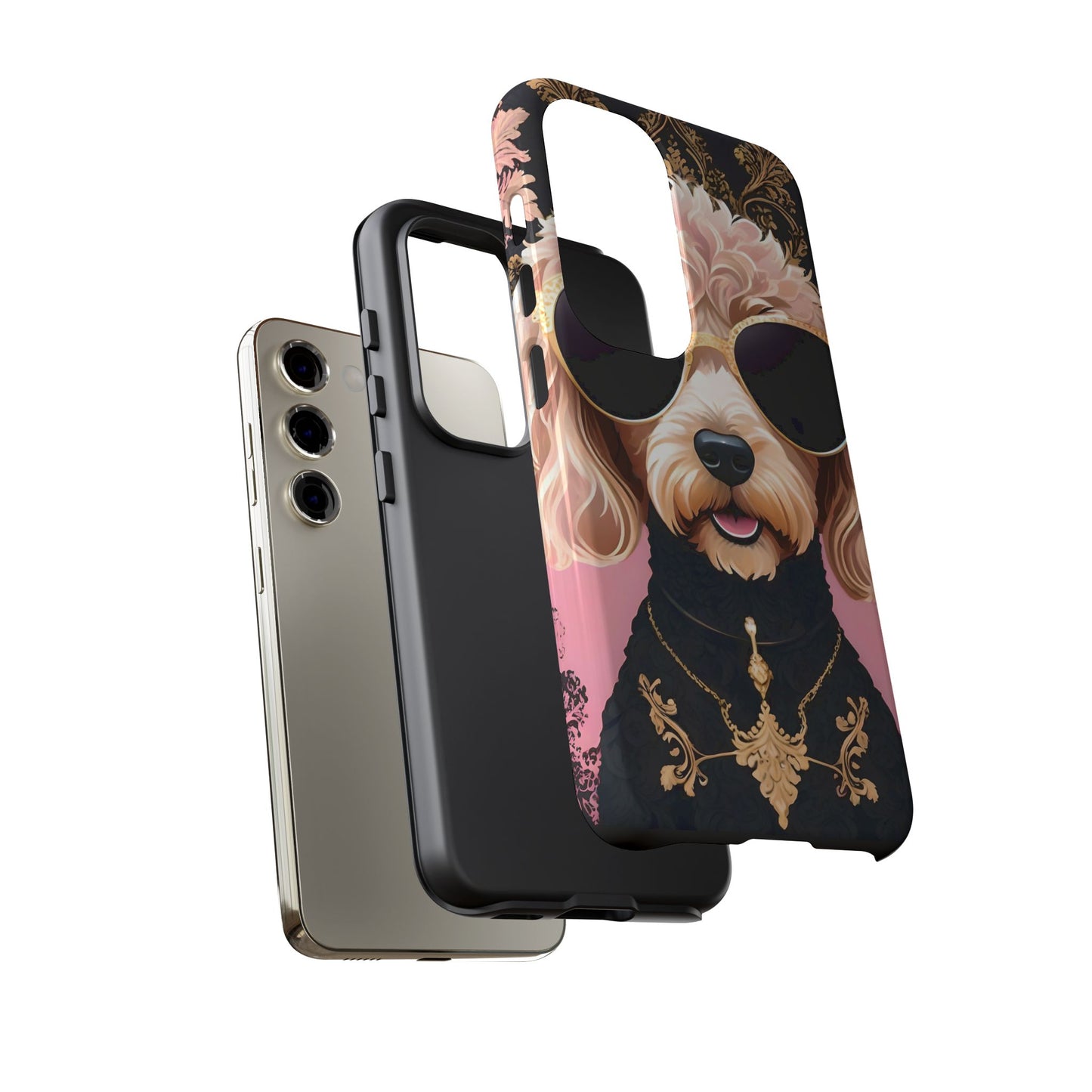 Phone Case - Golden Doodle In Sunglasses Tough Case