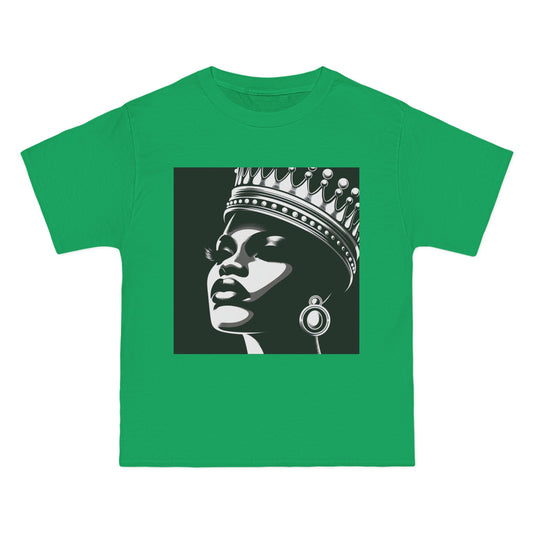Crowned Beauty T-Shirt, Unisex, Short-Sleeve Tee, Graphic Art Shirt, Queen Vibes Apparel, Unique Gift for Women, Fashion Statement Top