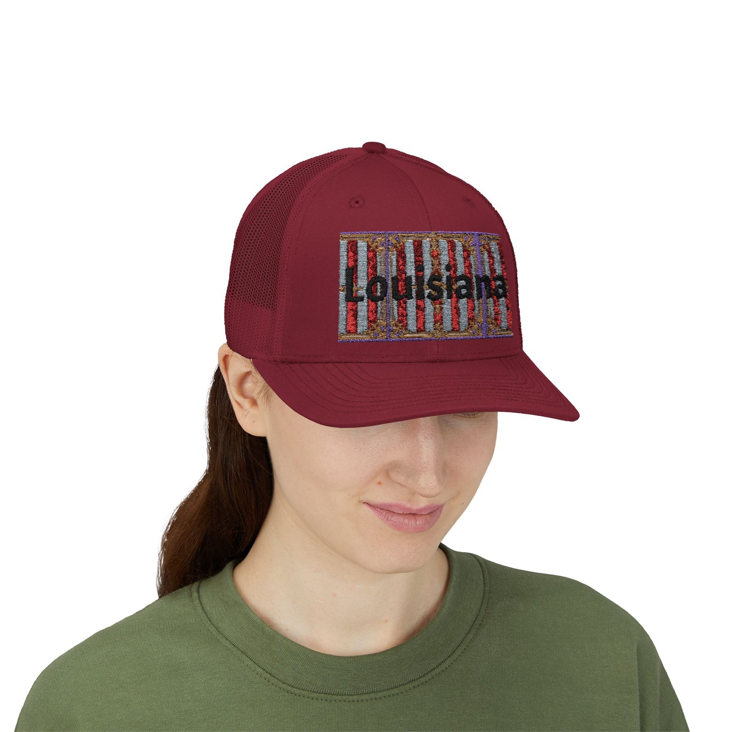 Louisiana Snapback Trucker Cap