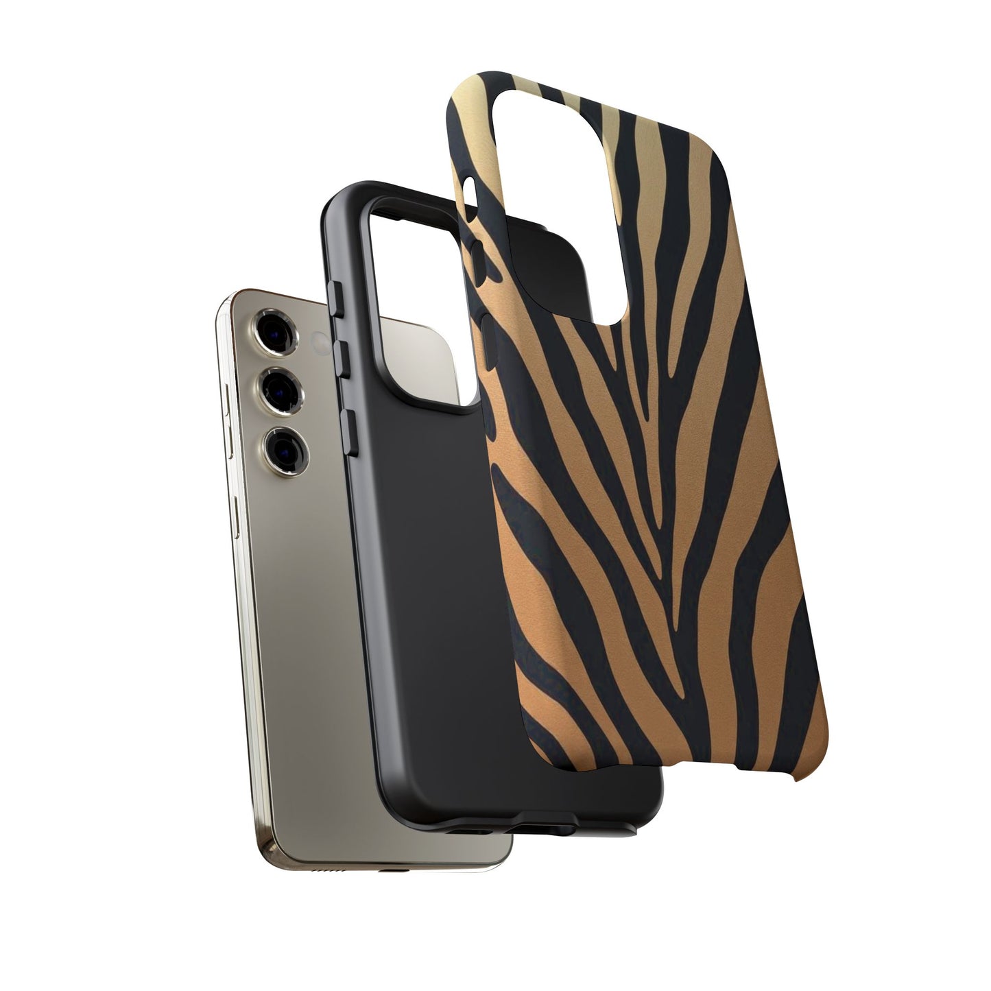 Zebra Print Tough Phone Case