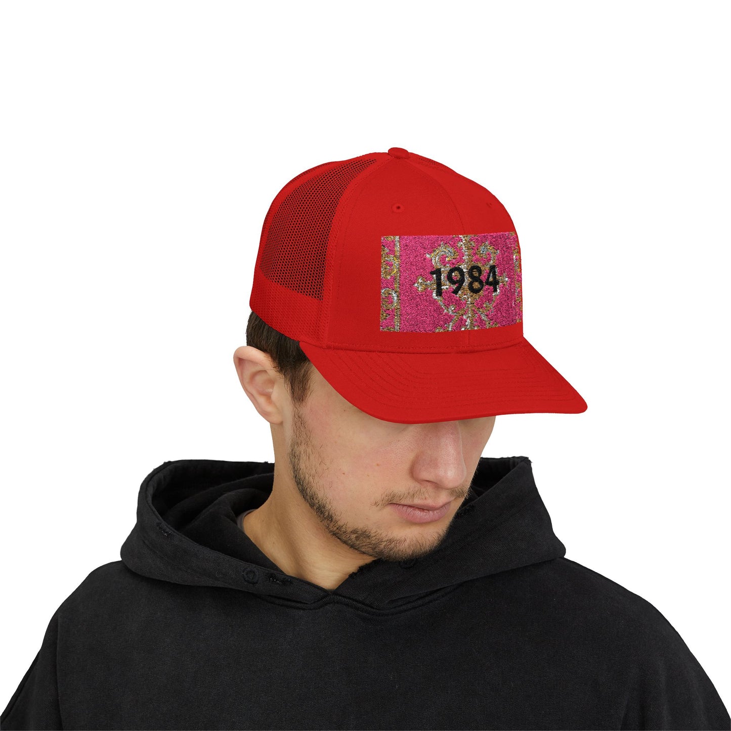 Vibrant 1984 Snapback Trucker Cap, Retro Cap for Summer, Trendy Baseball Hat, Fashionable Gift, Perfect for Festivals