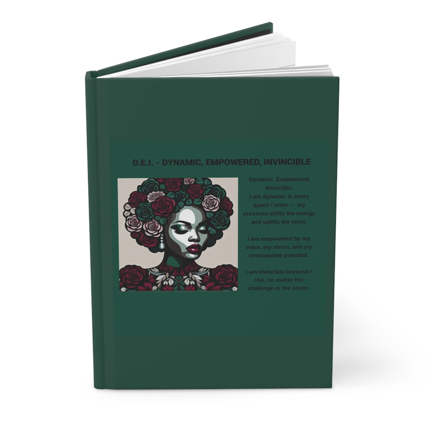 Empowered Woman Journal - Dynamic, Empowered, Invincible Design