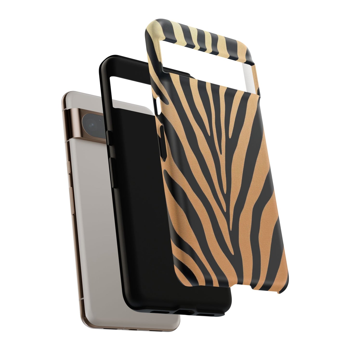 Zebra Print Tough Phone Case