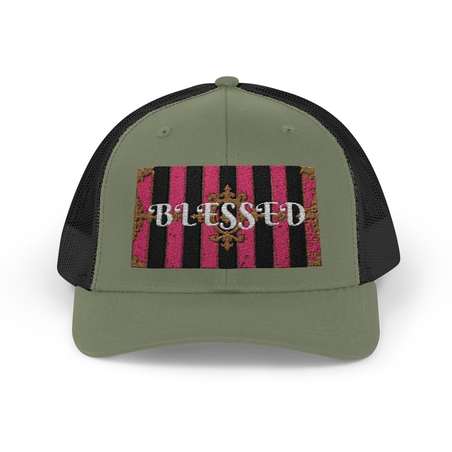 Blessed Snapback Trucker Cap, Inspirational Hat, Casual Headwear, Faith-Based Gift, Trendy Accessory, Ideal for Daily Wear