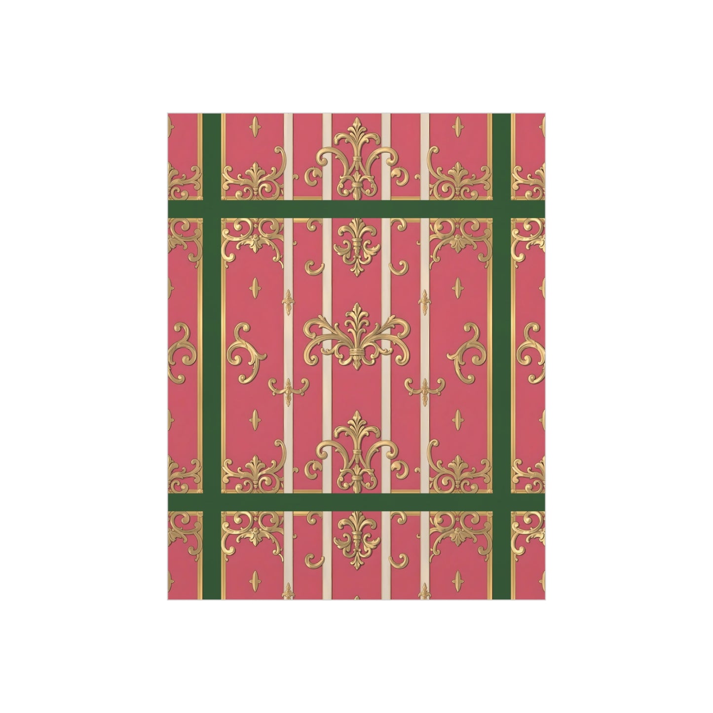Elegant Green Border Pink & Gold Foam Board Decor - Party Backdrop, Art Display, Home Decor, Event Decoration, Wall Art