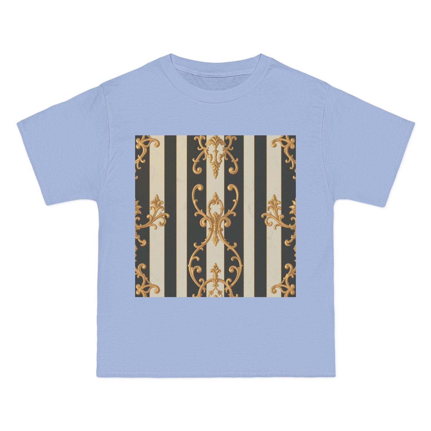 Elegant Baroque-Inspired Short-Sleeve T-Shirt, Vintage Style Tee, Fashion Statement Top, Unique Gift for Art Lovers