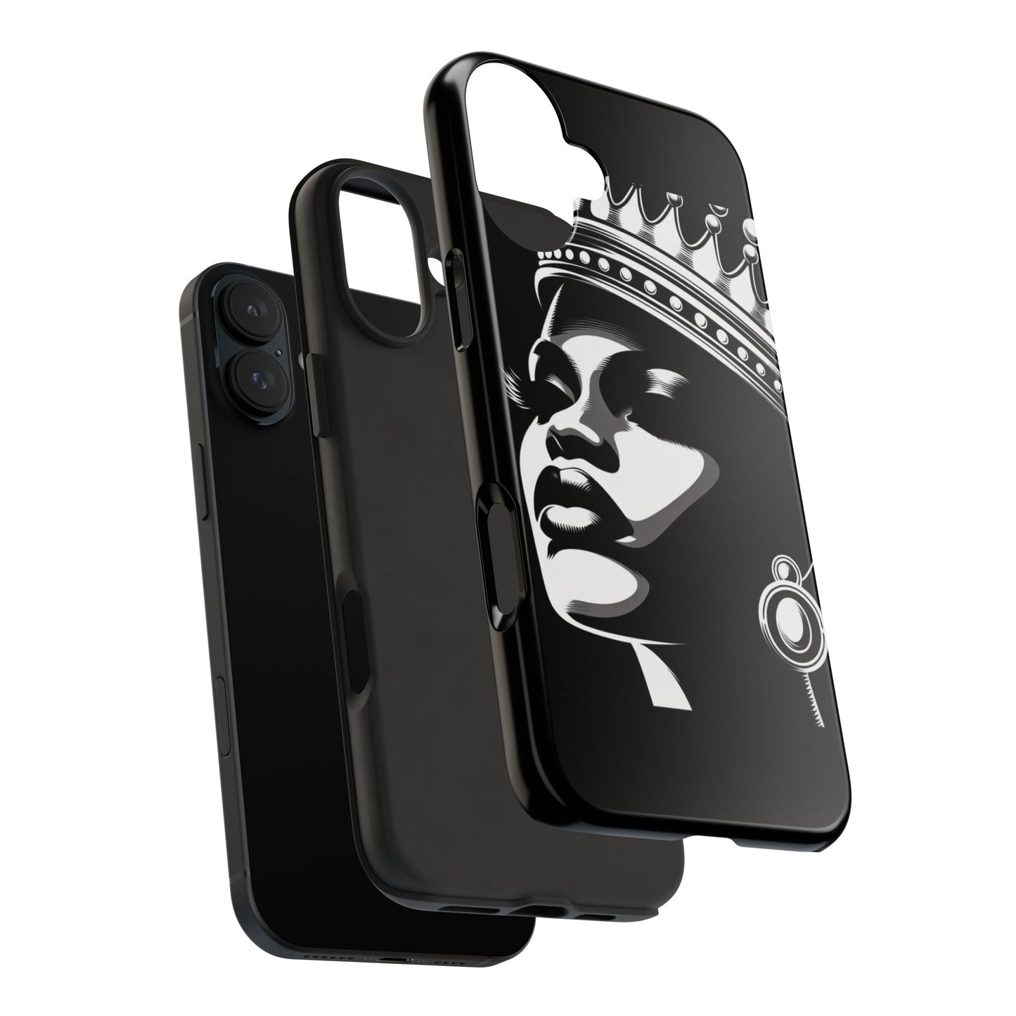 Regal Queen Tough Phone Case, Stylish Phone Cover, Gift for Her, Birthday, Empowerment, Bold Statement, Durable Phone Accessory
