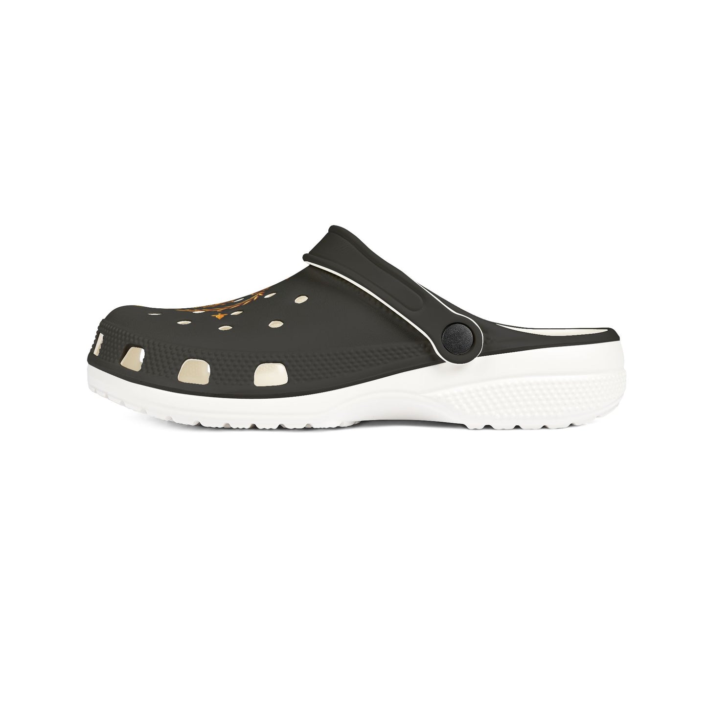 Stylish EVA Foam Rubber Clogs - Trendy Comfort Footwear, Garden Shoes, Pool Slides, Fashionable Slippers, Unique Casual Wear - Gold Crest