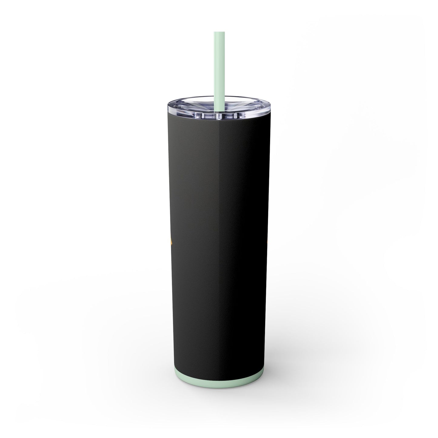 Elegant Gold Crown Skinny Tumbler with Straw, 20oz - Stylish Drinkware for Every Occasion, Royal Inspired, Ideal Gift for Her - Gold Crest