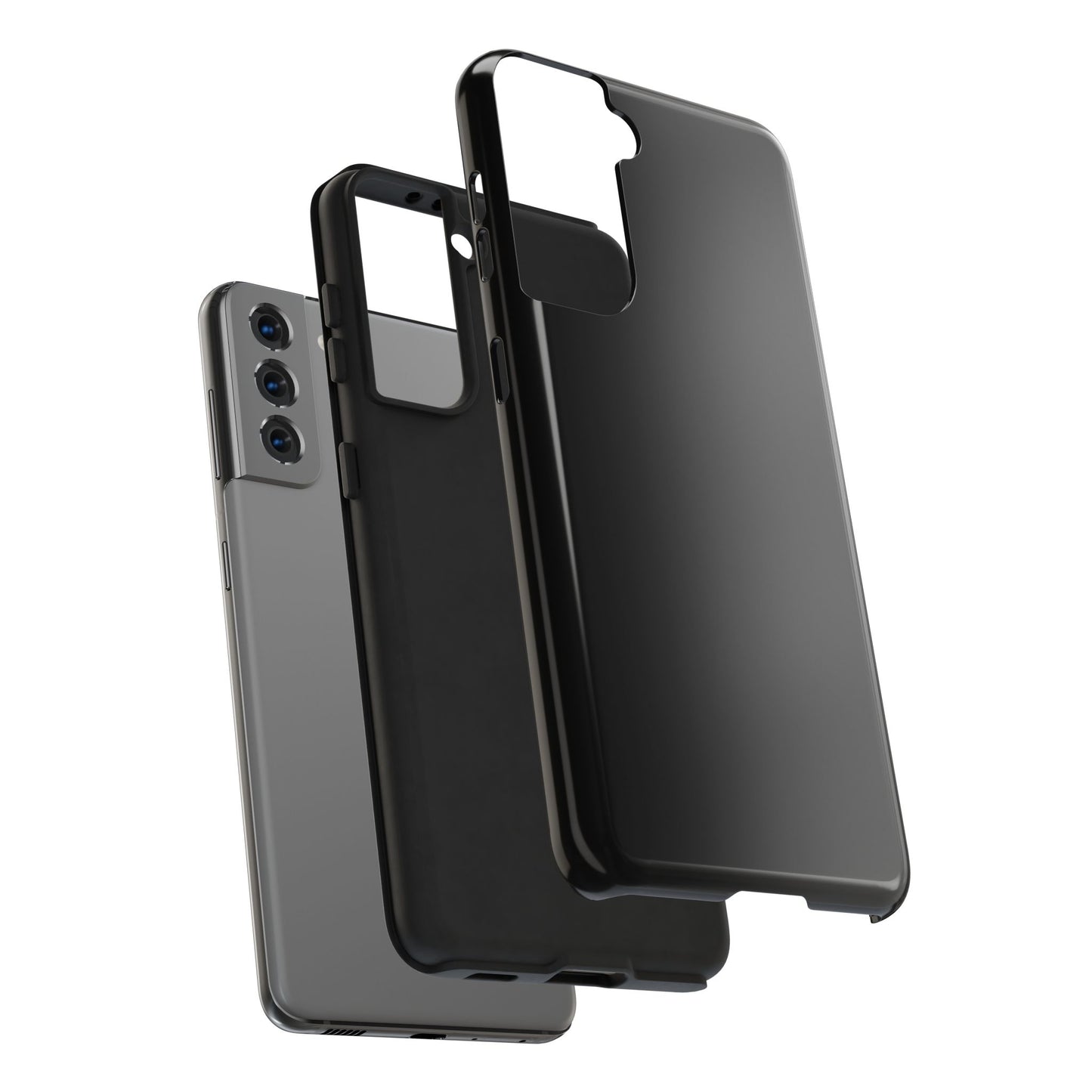 Durable Black Tough Phone Cases, Heavy-Duty Cell Phone Cover, Personalized Tech Protection, Gift for Him or Her, Everyday Protection