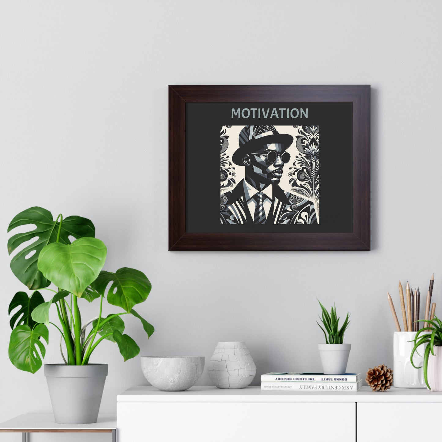 Motivational Framed Poster | Wall Art, Home Decor, Inspirational Gift, Office Decor, Modern Artwork