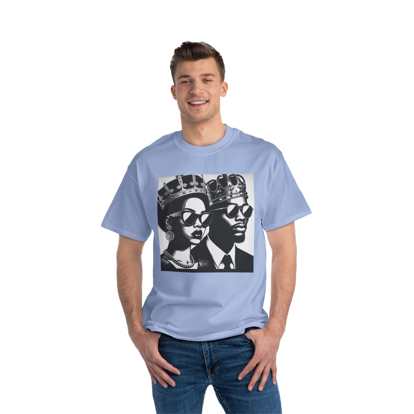 Royalty-Inspired Unisex Graphic Tee - Stylish Casual Wear for Kings and Queens, Unique Gift, Fashion Statement, Streetwear