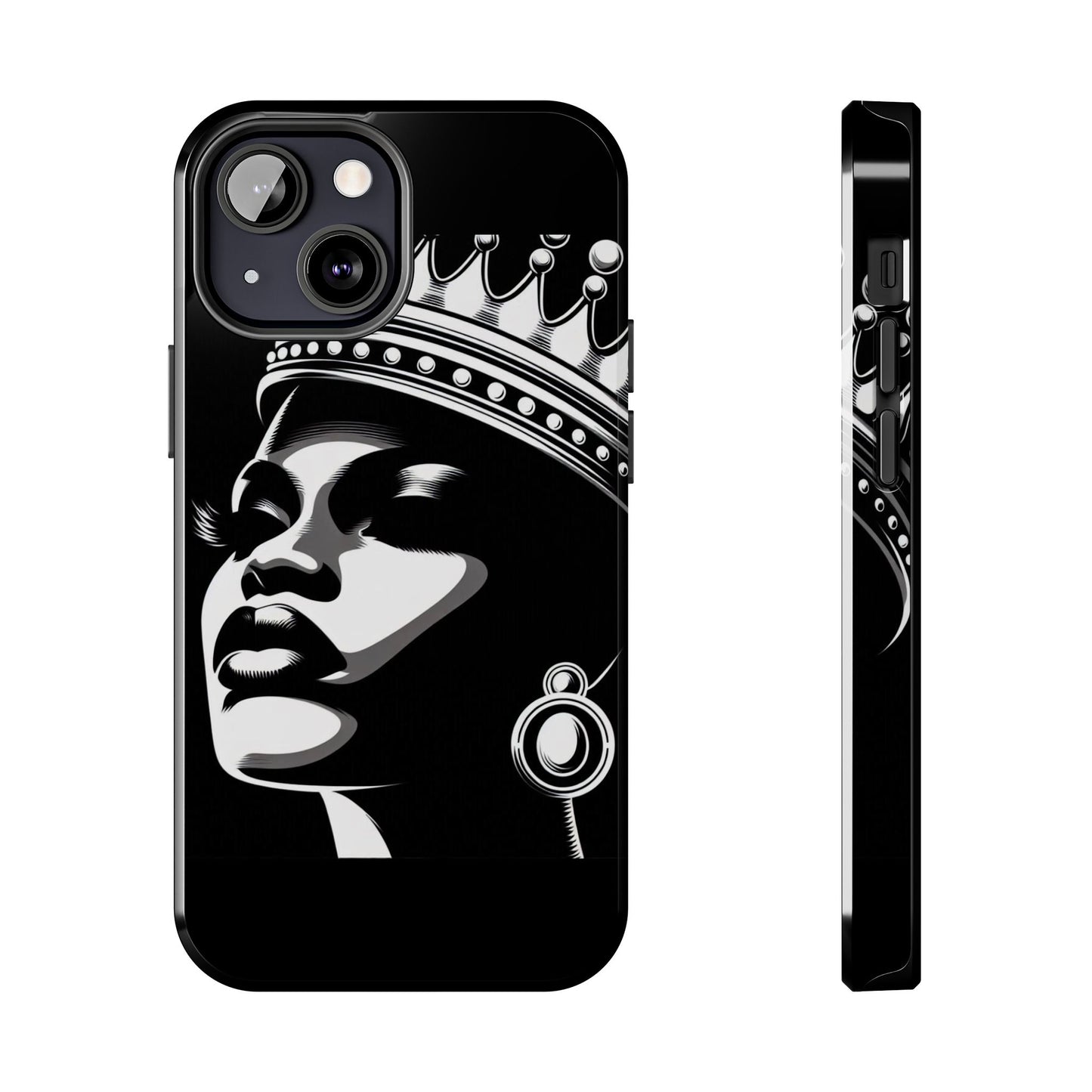 Regal Queen Tough Phone Case, Stylish Phone Cover, Gift for Her, Birthday, Empowerment, Bold Statement, Durable Phone Accessory