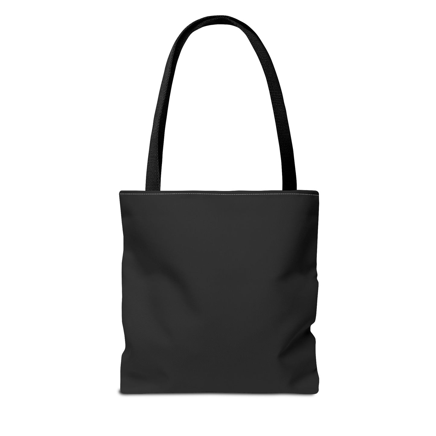 Stylish Black All-Over Print Tote Bag, Eco-Friendly Shopping Bag, Beach Tote, Gift for Her, Everyday Carryall