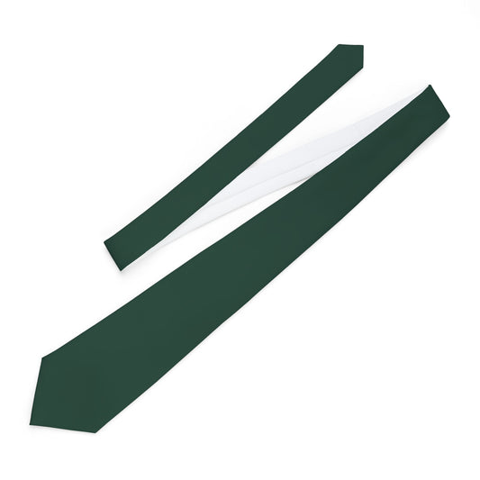 Elegant Midnight Green Necktie for Weddings, Formal Events, Graduation, Business Attire, Office Wear