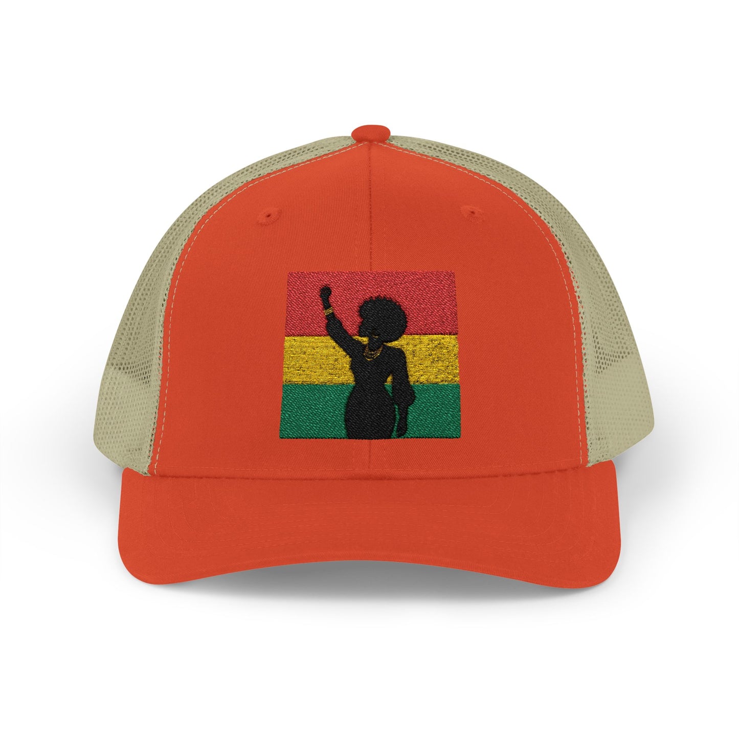 Silhouette Trucker Cap — Juneteenth Colors Snapback