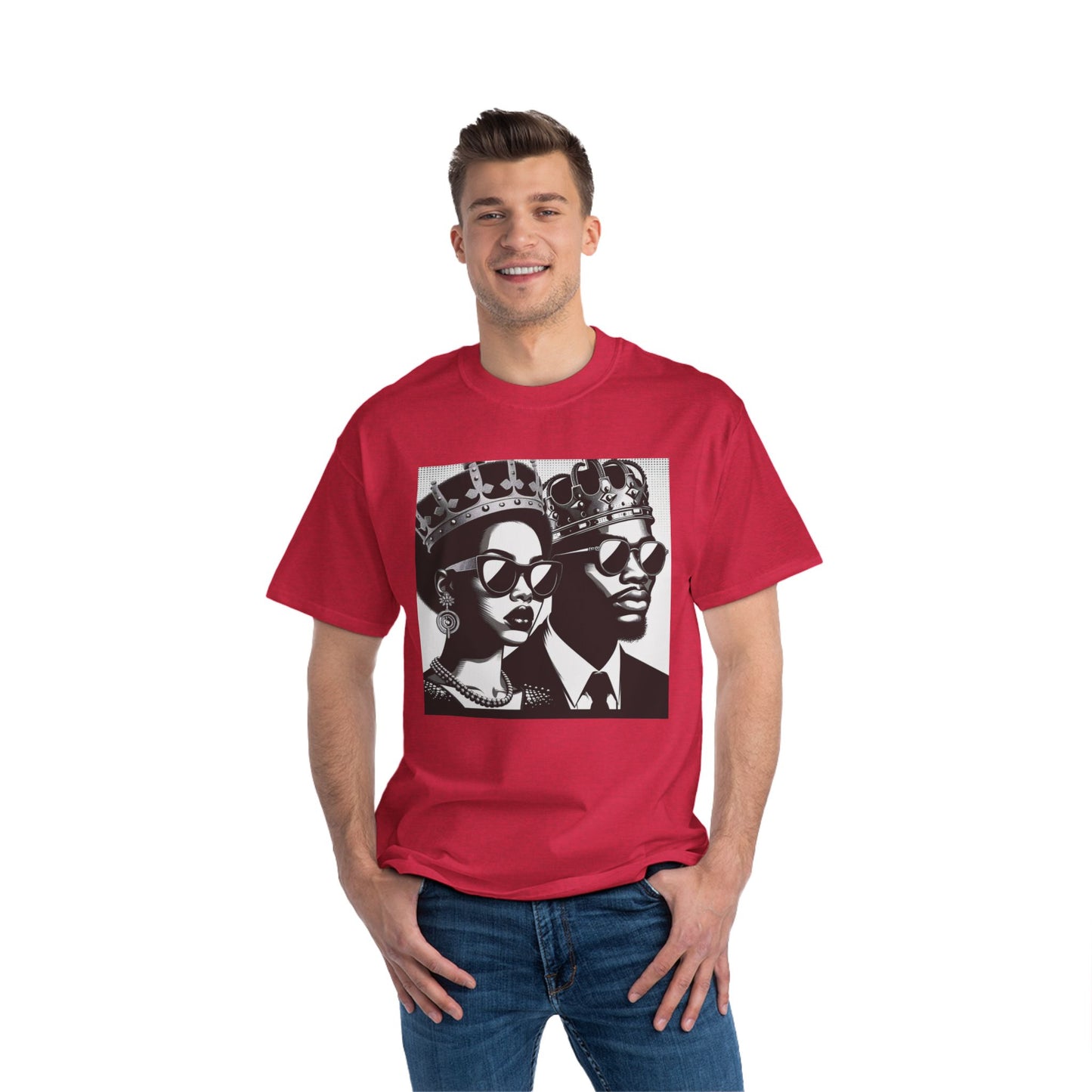 Royalty-Inspired Unisex Graphic Tee - Stylish Casual Wear for Kings and Queens, Unique Gift, Fashion Statement, Streetwear