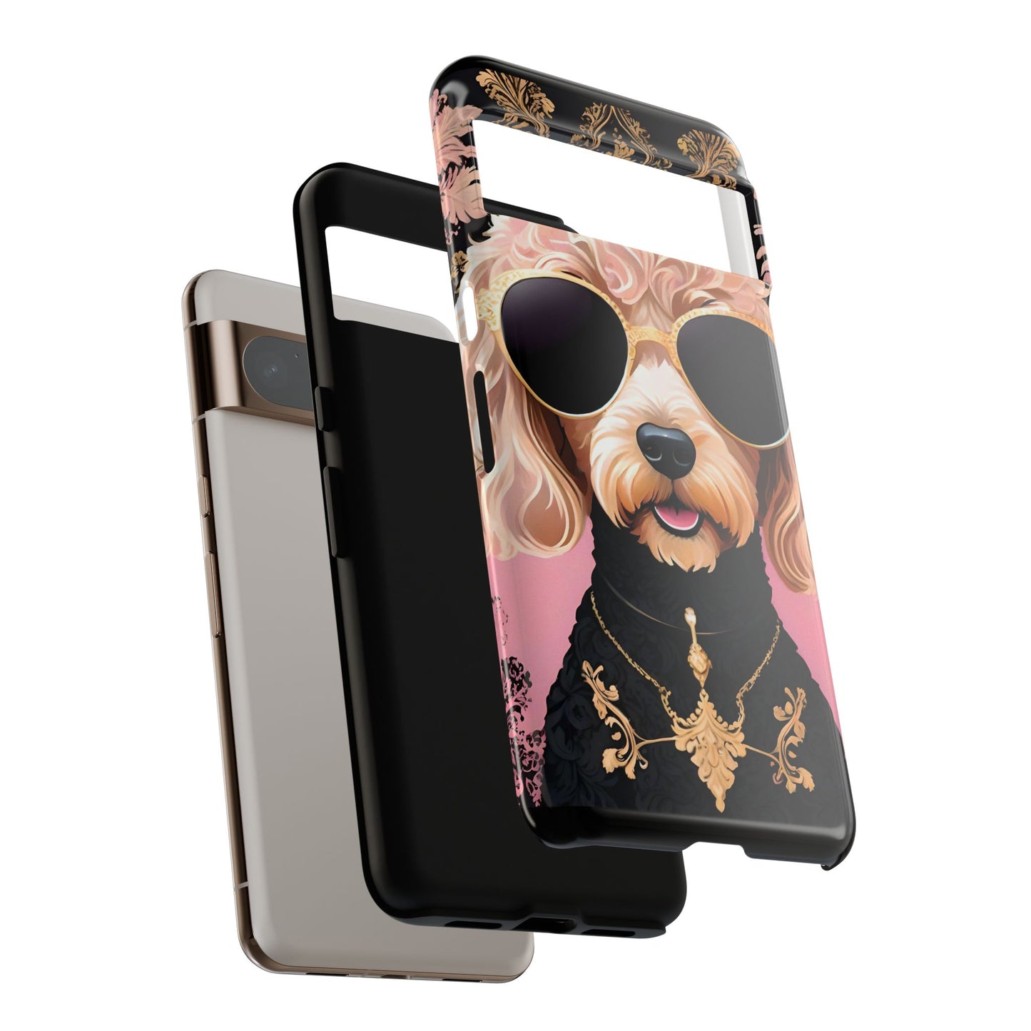 Phone Case - Golden Doodle In Sunglasses Tough Case