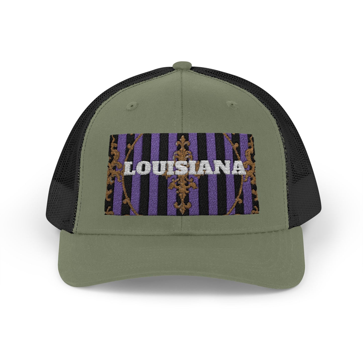 Louisiana Pride Snapback Trucker Cap | Festival Hat, Outdoor Accessory, Summer Style, Unique Gift for Travelers, Sports Enthusiasts